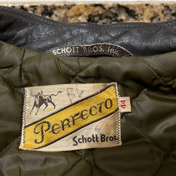 Vintage Schott NYC Cafe Racer jacket